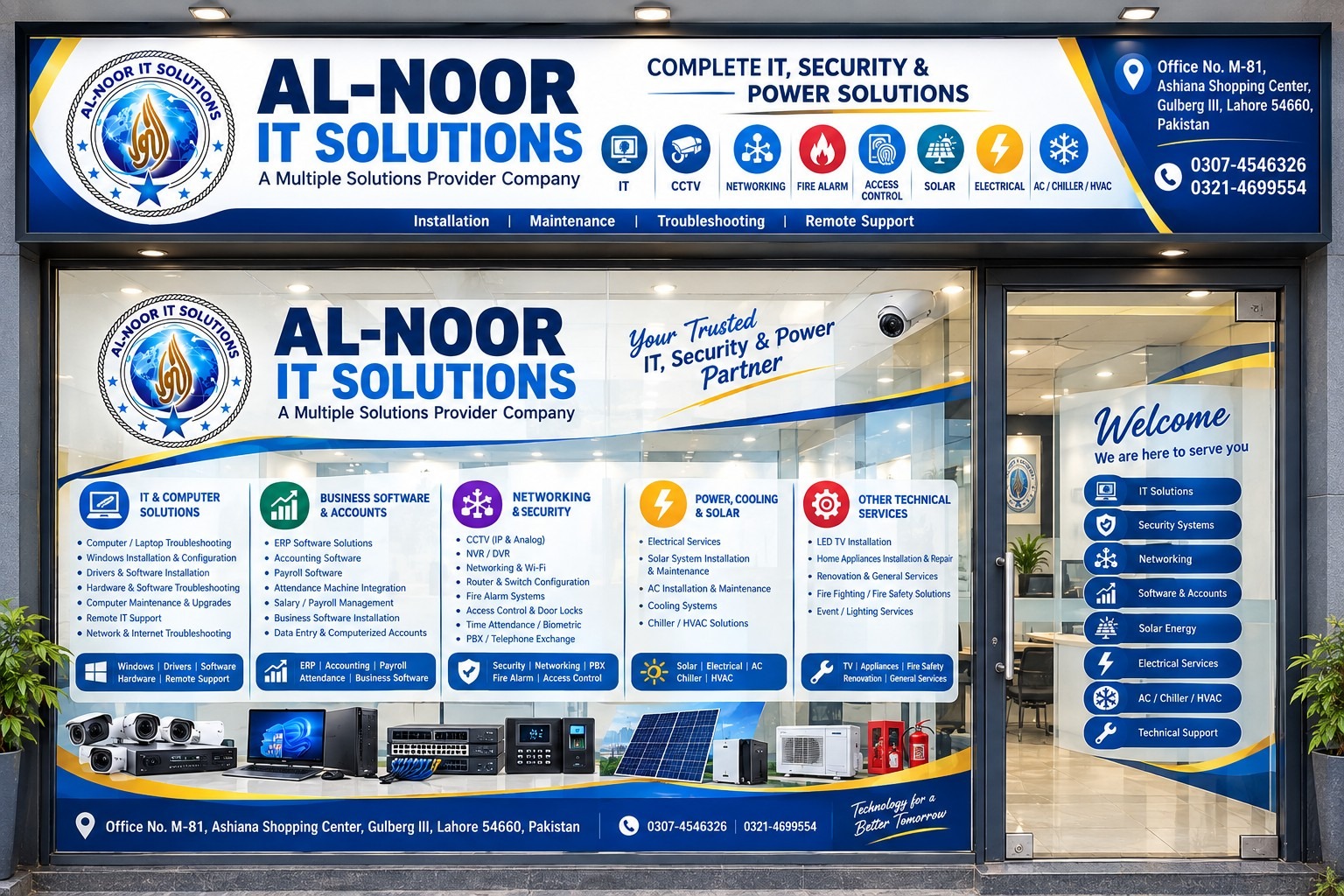 Al-Noor IT Solutions office